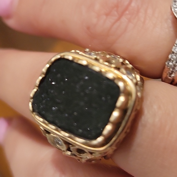 Druzy Quartz Ring - Melinda Maria - - Picture 10 of 13